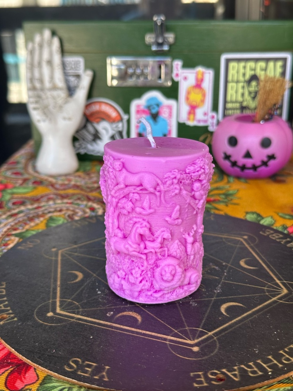 The Living World Pillar Candle